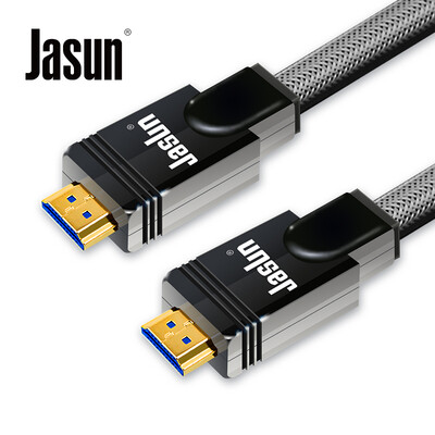

JAVA JASUN hdmi digital high-definition line 3 meters 20 version support 4K 2K TV monitor line notebook set-top box then display tin statue JS-029