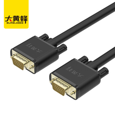 

Bumblebee BUMBLEBEE D-C505E HD 3 6 VGA line computer monitor TV line to extend the data line 5 meters vga notebook with projector video line black