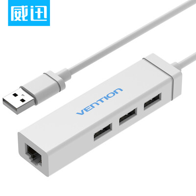 

Weining (VENTION) USB2.0 hub hub cable mega сетевая карта usb расширенный ноутбук macbook Ethernet конвертер кабеля белый VAS-J37-WN