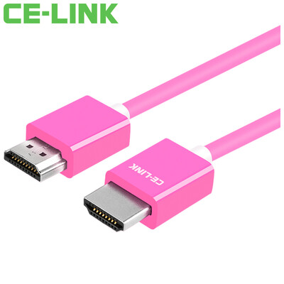 

CE-LINK 1921 HDMI кабель версия 1.4 2 м цифровой линии высокой четкости 24K позолоченные разъемы 4k * 2k поддержки кабель Поддержка 3D TV PC Orange Black
