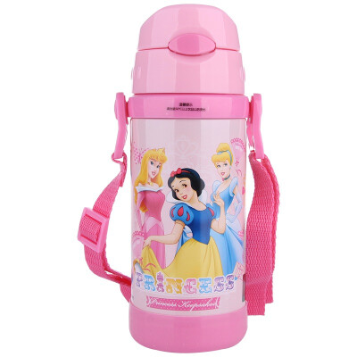 

【Jingdong Supermarket】 Disney (Disney) Insulation Cup Minnie 350ML children's straw belt vacuum cup HM1967R