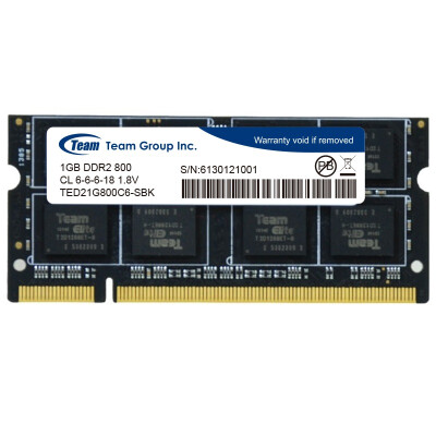 

Ten King Team DDR2 800 1G notebook memory