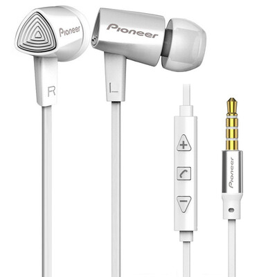

Pioneer (Pioneer) SE-CL31T-W в ухо телефона гарнитура проводная вызова музыка IOS Белый