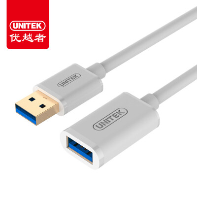 

Advantages (UNITEK) usb extension cord 3.0 USB3.0 male to female data cable 1.5 meters wireless network card keyboard mouse computer u disk interface extension cable white Y-C458BWH