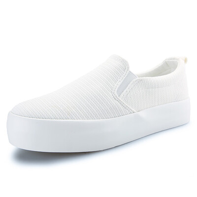 

Yidi (YIDI) women's fashion classic low to help the bottom of the casual shoes college students wind girls canvas shoes Y6188 white 38