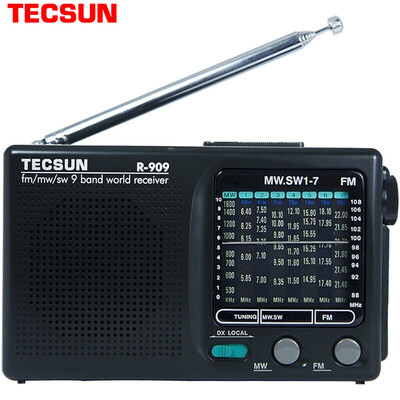 

Tecsun Tecsun radio sound elderly full-band radio portable old man semiconductor radio entrance examination four six English listening R909