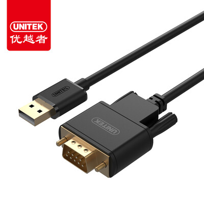 

Улучшенный человек (UNITEK) USB до 3 м DB9 контактный последовательный порт адаптера USB-кабель к COM-rs232 последовательный преобразователь кассовый аппарат Принтер для печати этикеток последовательной линии Y-1050B