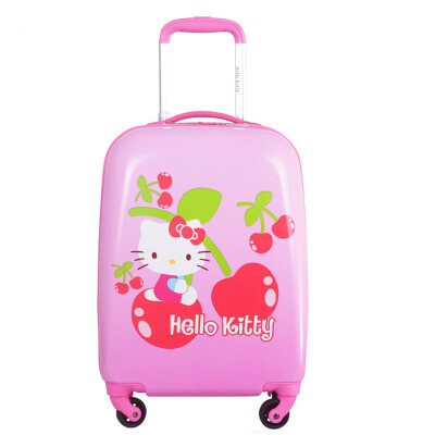 

Hello Kitty (HELLO KITTY) girl suitcase children's bar suitcase KTX009 pink 18 inch