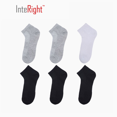 

INTERIGHT Sleeve Short Sleeve Men&39s Socks Sports Socks Six pairs of packs