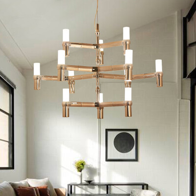 

Simplified multi layer ceiling lamp