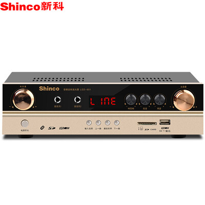 

Shinco (Shinco) LED-601A 5,1 домашний кинотеатр усилитель усилитель мощности домашнего HIFI Bluetooth (Gold)