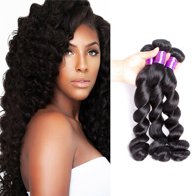 

Malaysian Virgin Hair Loose Wave 5 bundles Human Hair Extensions Malaysian Loose Wave Virgin Hair 7A Unprocessed Virgin Hair