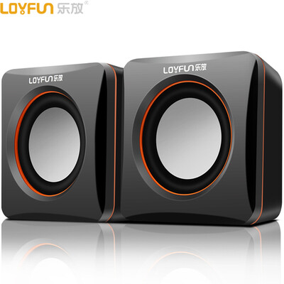 

Le поставил (LOYFUN) LF-835 ноутбук USB мини-динамик телефона стерео сабвуфер (желтый)