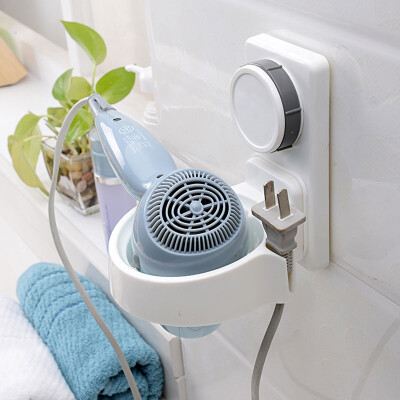 

Jingdong Supermarket Shuangqing home strong sucker hair dryer rack hair dryer tube storage bracket SQ-1070