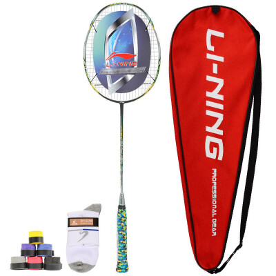 

LI-NING badminton racket single 3U all carbon