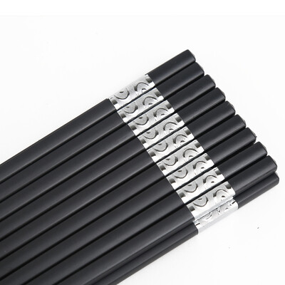 

Two Thorns Suncha Chopsticks Alloy Chopsticks Ten Twelve Households Japanese Chopsticks KZ4069-Y Silver