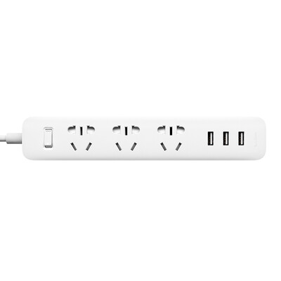 

MI Power StripPatch Board with USB Ports Multi-Outlet 3 USB Ports 3 Outletswhite