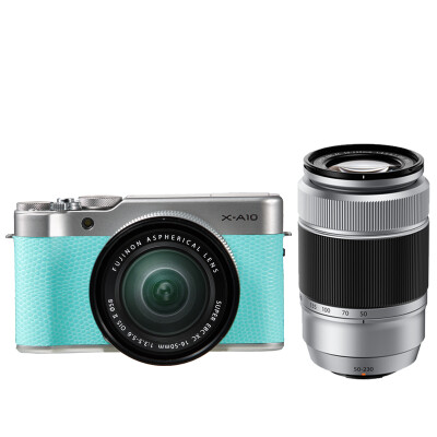 

Fuji (FUJIFILM) X-A10 (XC16-50II / XC50-230II) Монетный двор Green Micro-single-power двойной объектив компактный и легкий макросъемка 180-градусный складной экран