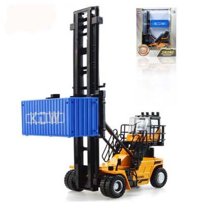 

Jingdong Supermarket] Kaidiwei alloy car model 1:50 container empty box stacking machine simulation model boy toy (color random) 625049