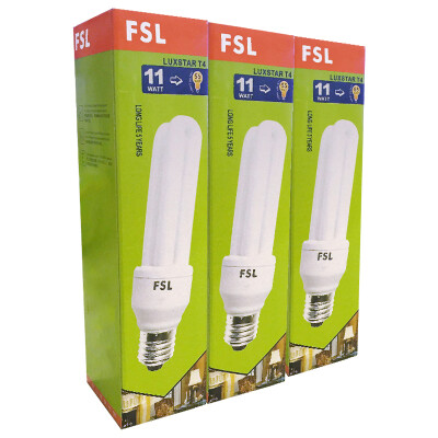 

Jingdong supermarket Foshan lighting T4 energy-saving lamps 2U-11W-E27 3 sets of light