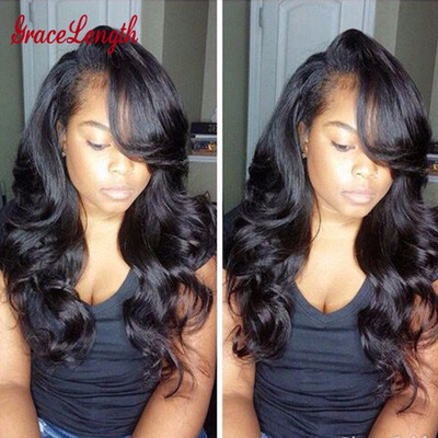 

Grace Length Hair Indian Loose Wave 4 Bundles 8A Unprocessed Indian Virgin Hair Loose Wave Natural Color Human Hair Loose Wave