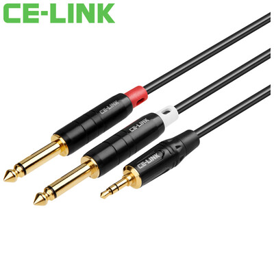 

CE-LINK 2865 3,5 6,35 с двойной моно XLR линии / один пункт два пяти метров микрофона X аудио телефон кабеля микрофона /