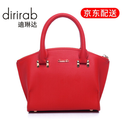 

Dirirab Leather women's little handbag cowhide ladies shoulder diagonal cross bag ear wings package simple new