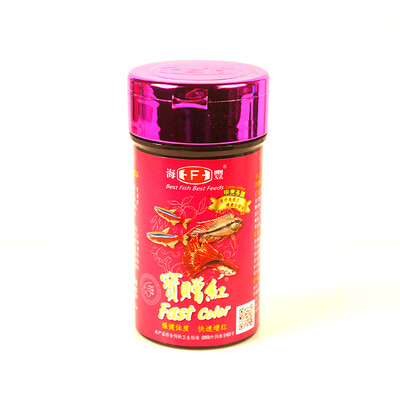 

Treasure gift red Taiwan Haifeng fine pellet feed lamp fish peacock small fish Yan Yan fish food 10 grams bag slow sink particles