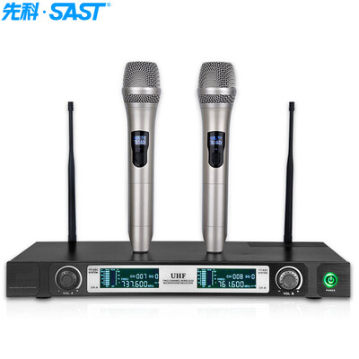 

SAST) CK-22 wireless microphone a drag two wireless microphone professional karaoke microphone home KTV concert conference host professional microphone