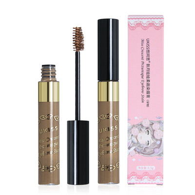 

Youkusi ukiss crescent doll soft painting eyebrow cream 65g deep-fried coffee perspiration&water not blooming durable color eyebrow pen