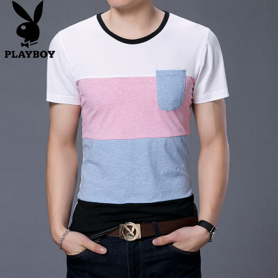 

PLAYBOY T-shirt men's joint short sleeves