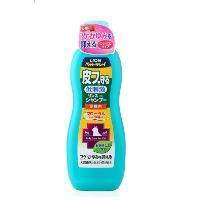 

Japan imported Lion Lion Lion Lion pet skin care two-in-one shampoo flower herbal fragrance 330ml cat shower gel