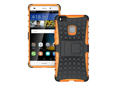 

Huawei P9 lite Case Gangxun Heavy Duty Armor Dual Layer Rugged Hybrid Hard Shockproof Case with Kickstand for Huawei P9 lite Cover