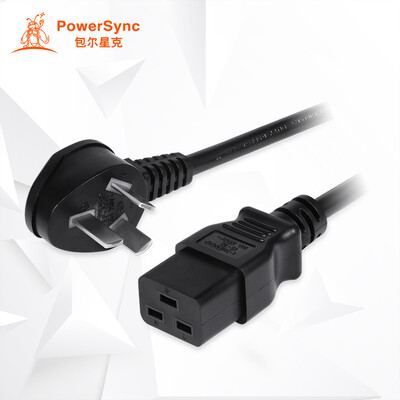 

PowerSync MPCKRX0010 UPS Dedicated Power Cord Extension Cable Triple 90 ° C19 Server Cable Black