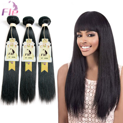 

8A Brazilian Straight Human Hair Bundles Extension 3Bundles Brazilian Virgin Hair Bundles Weaves Exteniosn Natural Color Products