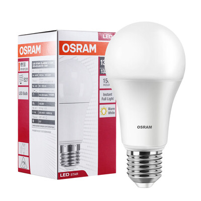 

Супермаркет] [Jingdong Osram (OSRAM) Светодиодная лампа лампа 13W E27 Хуан Гуан большой рот теплый белый