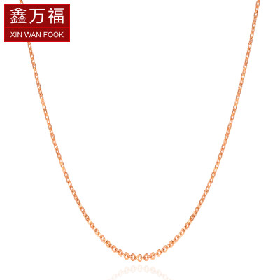 

Xin Wanfu O word chain white 18K gold clavicle necklace classic female models