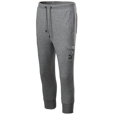 

Puma PUMA men&39s trousers life series sports pants to take the foot Slim pants male 571130 02 in the gray gray