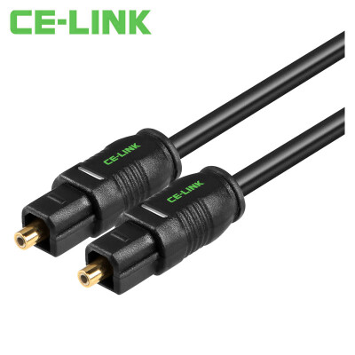 

CE-LINK 2733 digital optical fiber audio cable 3 m thin line Toslink male head to the mouth of the mouth of the other side of the audio amplifier line fine digital fiber line portable