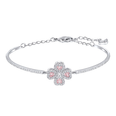 

SWAROVSKI Swarovski White Gold Clover Deary Bracelet 5250725