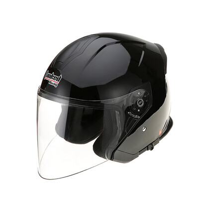 

Tanked Racing Motorcycle Helmet Electric Battery Car Helmet Double Lens T597 Four Seasons Universal XL Code Black