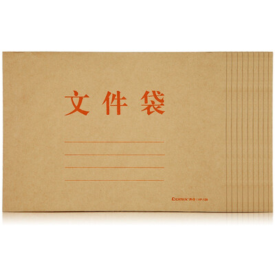 

Comix) 20 loaded EA12 30mm high-quality kraft paper bag / file bag / A4 bag office stationery