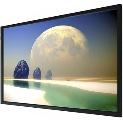 

Nantong Elite MRRIGHT 120 inch 16 9 frame curtain projector curtain projection screen projection screen curtain for projector -1080P resolution 1920 1080 screen ratio 16 9