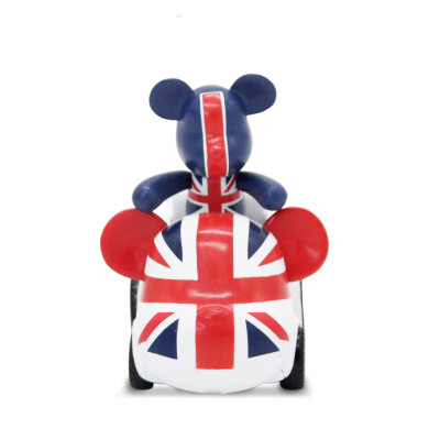 

Violent Bear (POPOBE) 2 inch Xiong Zai box creative cartoon characters cartoon ornaments ornaments puzzle toys doll dolls British flag