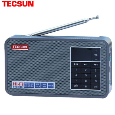 

Tecsun Radio Elderly Card Speaker Digital Dice Mini Semiconductors MP3-плееры Портативный компьютерный звук Metal Gray X3