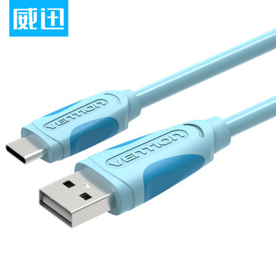 

Вэй Синь (предотвращение бедствий) С-типа USB2.0 линия передачи данных для Apple MacBook Nokia N1 4са проса телефона зарядного кабеля 1 метр (синих) VAS-A36-S100