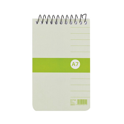 

Office Depot Vertical Spam Notepad Training Book Diary Single Coil A7 50 Page 24 Pack S1758