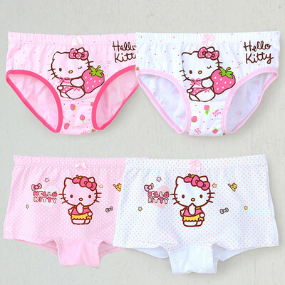 

Hello Kitty (HELLO KITTY) children's underwear 4 installed in the big child students triangle angle shorts KTN035 mixed color 4 installed 130cm