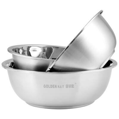 

GOLDEN KEY soup pot three sets of stainless steel basin sets