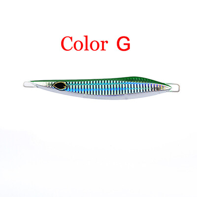 

CXSHOWE Metal Fishing Bait 175G/16CM Lead Fish Jig Fishing Lure 7 Colors Scale Artificial Hard Jigging Baits Luer016